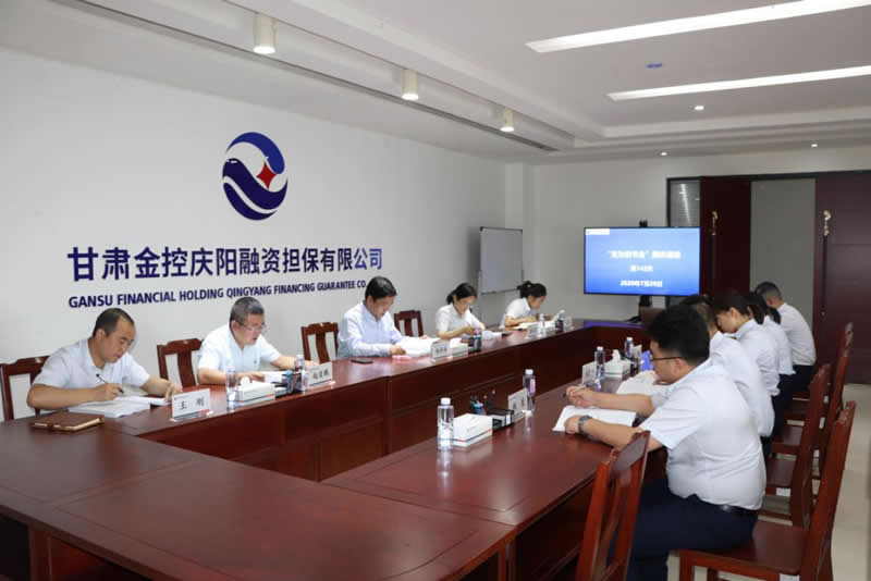 甘肃金控庆阳担保公司开展“业务学习月”活动